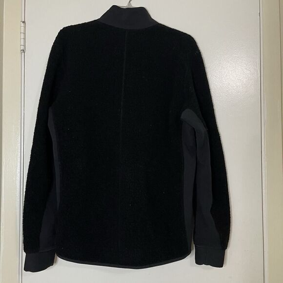 Lululemon Tundra Trek 1/2 Zip fleece sherpa pullover black sweater men Medium - Picture 6 of 6